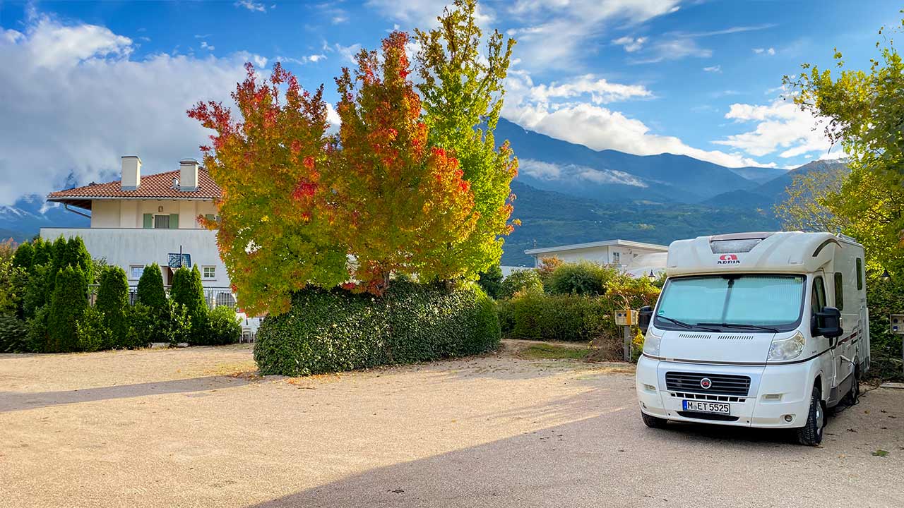 camping Trento for campers, tents and caravans
